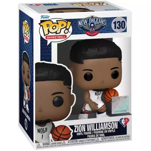 Funko Pop! Zion Williamson #130 New Orleans Pelicans Box