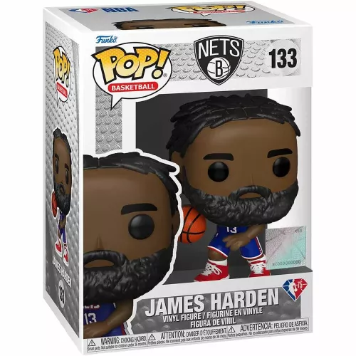 Funko Pop! James Harden #133 Brooklyn Nets Basketball Box