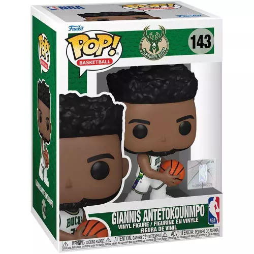 Funko Pop! Giannis Antetokounmpo #143 Milwaukee Bucks Box
