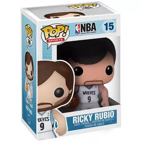 Funko Pop! Ricky Rubio #15 Minnesota Timberwolves Basketball Box