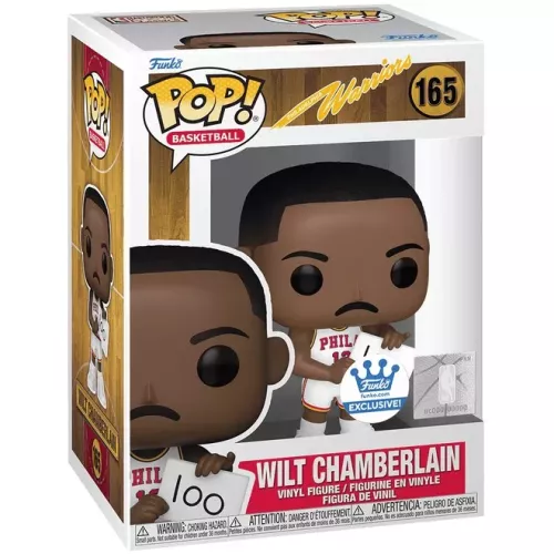 Funko Pop! Wilt Chamberlain #165 100-point game Philadelphia Warriors Box