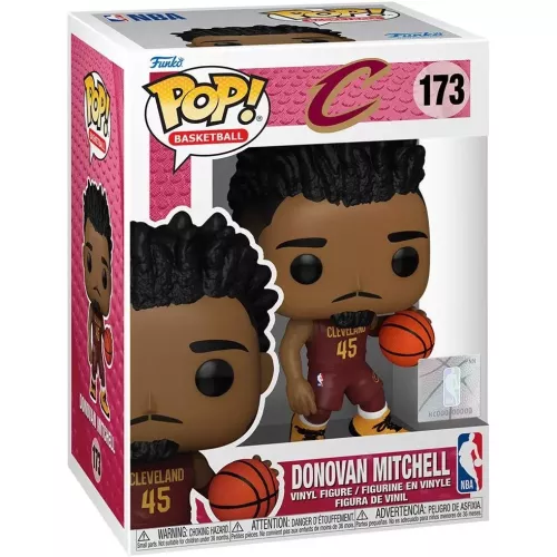 Funko Pop! Donovan Mitchell #173 Cleveland Cavaliers Box
