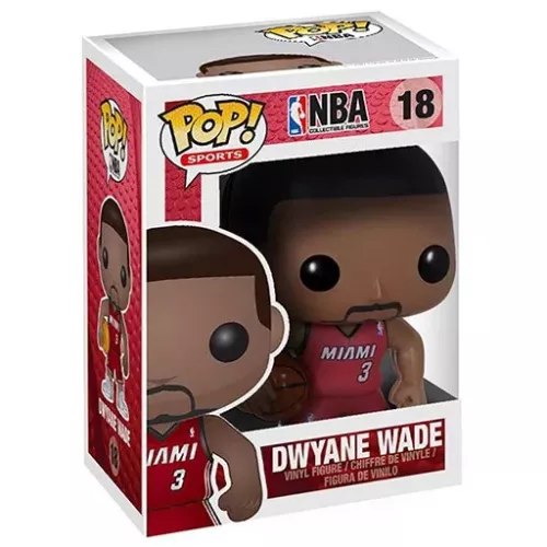 Funko Pop! Dwyane Wade #18 Miami Heat Basketball Vinyl Figure Box
