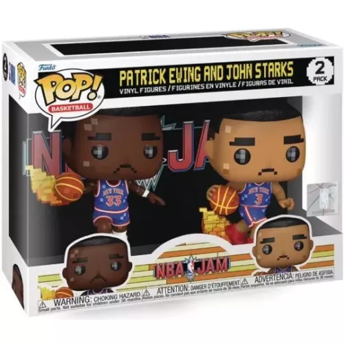 Funko Pop! Patrick Ewing 2 Pack 8-Bit NBA Jam Basketball Box