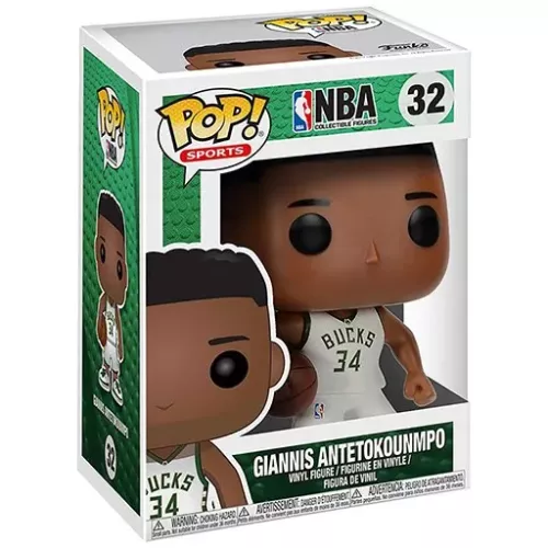 Funko Pop! Giannis Antetokounmpo #32 Milwaukee Bucks Box