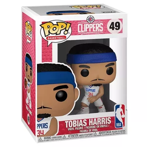 Funko Pop! Tobias Harris #49 Los Angeles Clippers Basketball Box