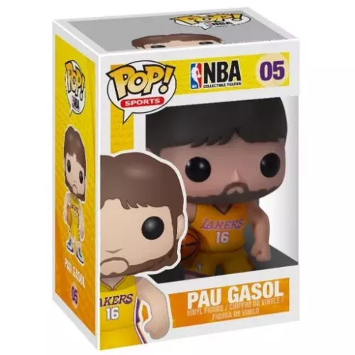 Funko Pop! Pau Gasol #05 Purple Jersey Basketball Vinyl Figure Box