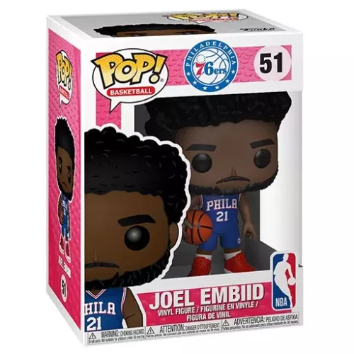 Funko Pop! Joel Embiid #51 Philadelphia 76ers Basketball Box