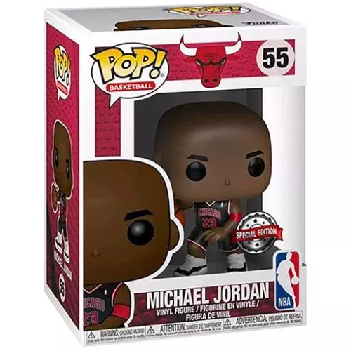 Funko Pop! Michael Jordan #55 Black Jersey Chicago Bulls Box
