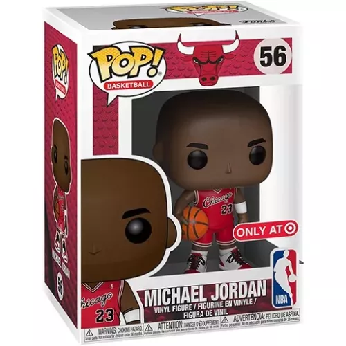 Funko Pop! Michael Jordan #56 Red Rookie Jersey Chicago Bulls Box