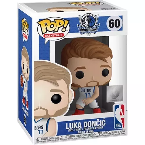 Funko Pop! Luka Dončić #60 Dallas Mavericks Basketball Box