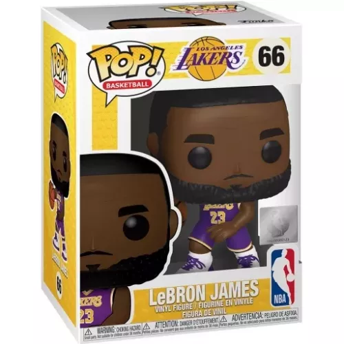 Funko Pop! LeBron James #66 Los Angeles Lakers Basketball Box