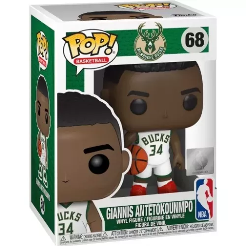 Funko Pop! Giannis Antetokounmpo #68 Milwaukee Bucks Box