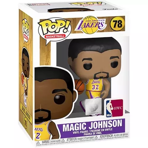 Funko Pop! Magic Johnson #78 Hardwood Classics Los Angeles Lakers Box
