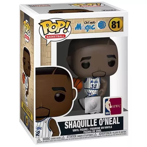 Funko Pop! Shaquille O'Neal #81 Hardwood Classics Orlando Magic Box