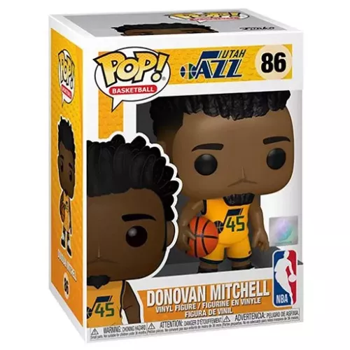 Funko Pop! Donovan Mitchell #86 Utah Jazz Basketball Box