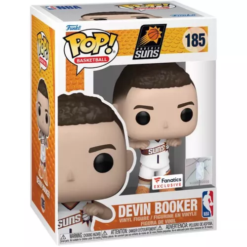 Funko Pop! Devin Booker #185 Phoenix Suns Basketball Box