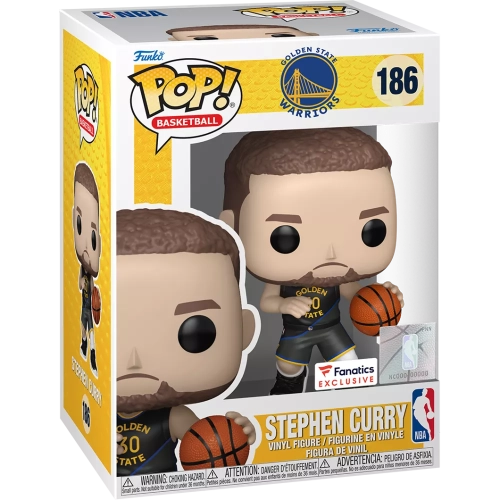 Funko Pop! Stephen Curry #186 24-25 Statement Edition Jersey Box