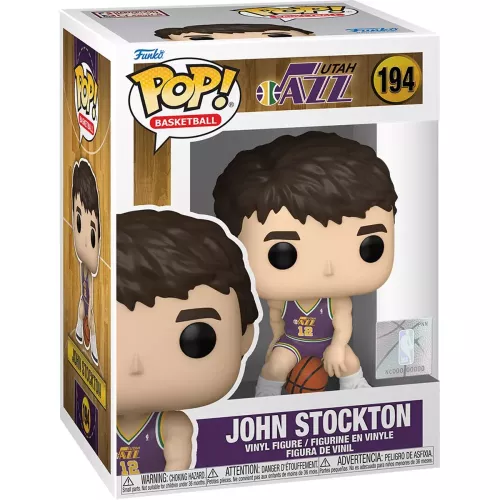 Funko Pop! John Stockton #194 Utah Jazz Basketball Box