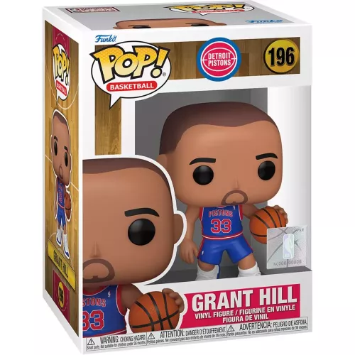 Funko Pop! Grant Hill #196 Detroit Pistons Basketball Box