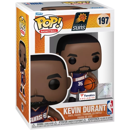 Funko Pop! Kevin Durant #197 Icon Edition Phonix Suns Box