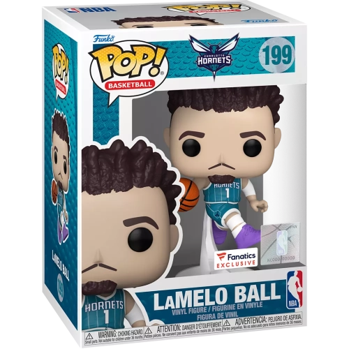 Funko Pop! LaMelo Ball #199 Icon Edition Charlotte Hornets Box