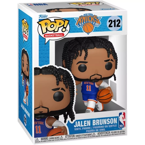 Funko Pop! Jalen Brunson #212 Icon Edition Jersey New York Knicks Box