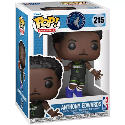 Funko Pop! Anthony Edwards #215 Statement Edition Jersey Box