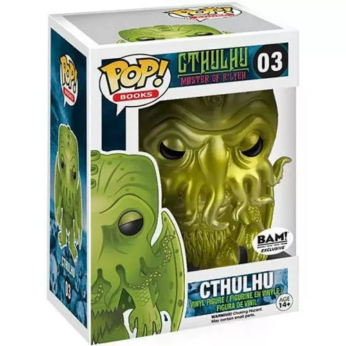 Funko Pop! Cthulhu #03 Metallic Gold Cthulhu Master of R'lyeh Box