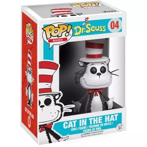 Funko Pop! Cat in the Hat #04 Dr. Seuss Books Vinyl Figure Box