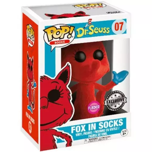 Funko Pop! Fox in Socks #07 Flocked Dr. Seuss Books Box