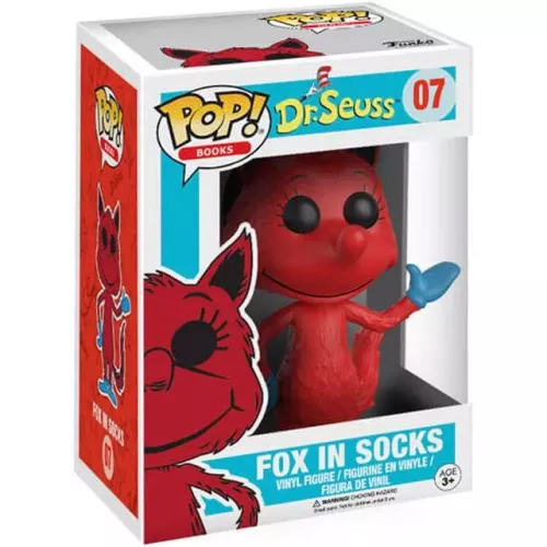 Funko Pop! Fox in Socks #07 Dr. Seuss Books Vinyl Figure Box
