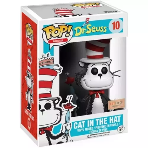 Funko Pop! Cat in the Hat #10 with Umbrella Dr. Seuss Box