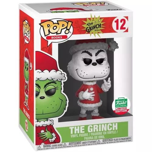 Funko Pop! The Grinch #12 Black and White The Grinch Dr. Seuss Box