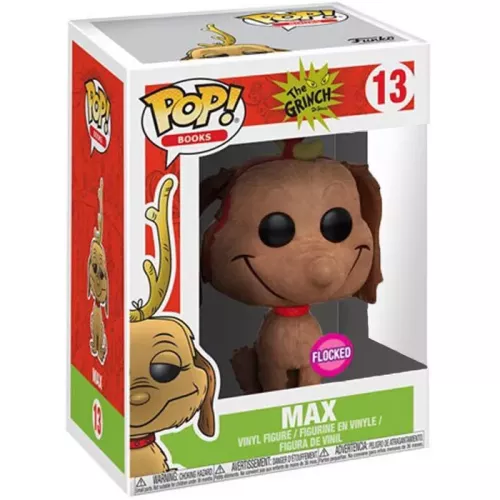Funko Pop! Max #13 Flocked The Grinch Dr. Seuss Books Box