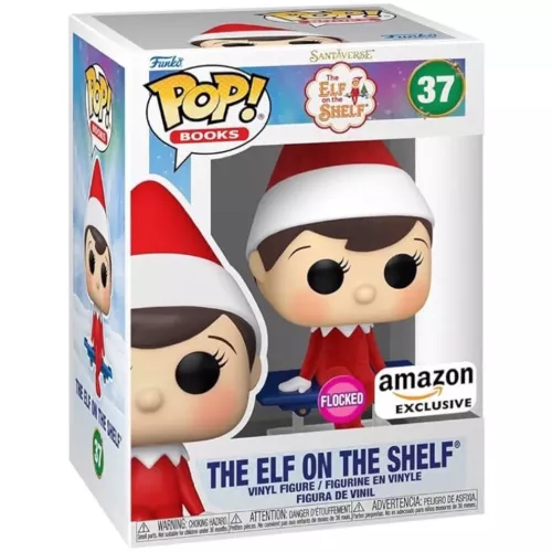 Funko Pop! The Elf on the Shelf #37 Flocked Santaverse The Elf on the Shelf Box