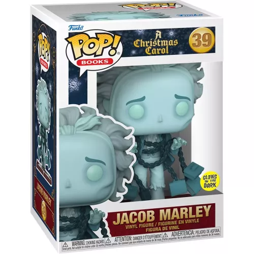Funko Pop! Jacob Marley #39 Glows in the Dark A Christmas Carol Box