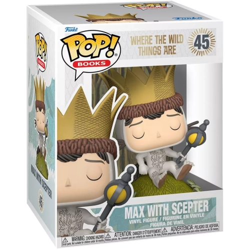 Funko Pop! Max with Scepter #45 Where the Wild Things Are Box