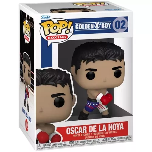 Funko Pop! Oscar De La Hoya #02 Golden Boy Boxing Vinyl Figure Box