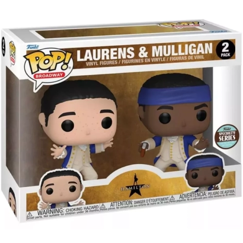 Funko Pop! Laurens 2 Pack Hamilton Broadway Vinyl Figure Box