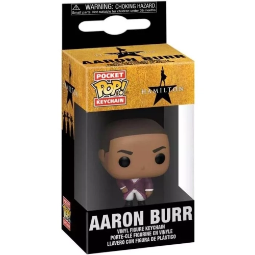 Funko Pop! Aaron Burr Pocket Pop! Keychain Hamilton Box