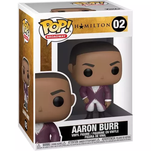 Funko Pop! Aaron Burr #02 Hamilton Broadway Vinyl Figure Box