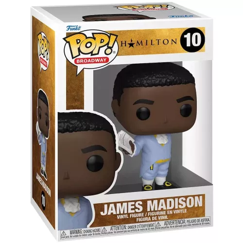 Funko Pop! James Madison #10 Hamilton Broadway Vinyl Figure Box