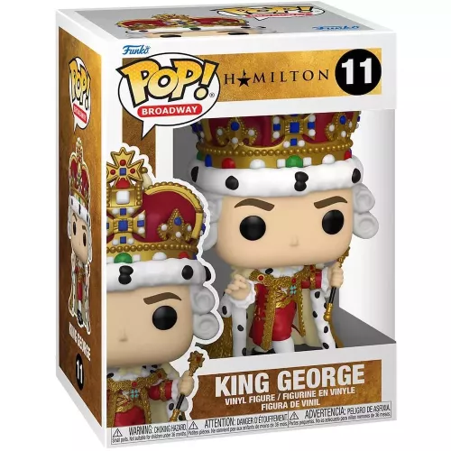Funko Pop! King George #11 Hamilton Broadway Vinyl Figure Box