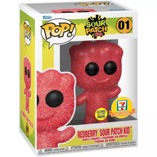 Funko Pop! Redberry Sour Patch Kid #01 Glows in the Dark Box
