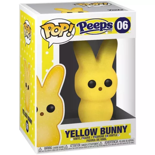 Funko Pop! Yellow Bunny #06 Peeps Brand Candy Vinyl Figure Box