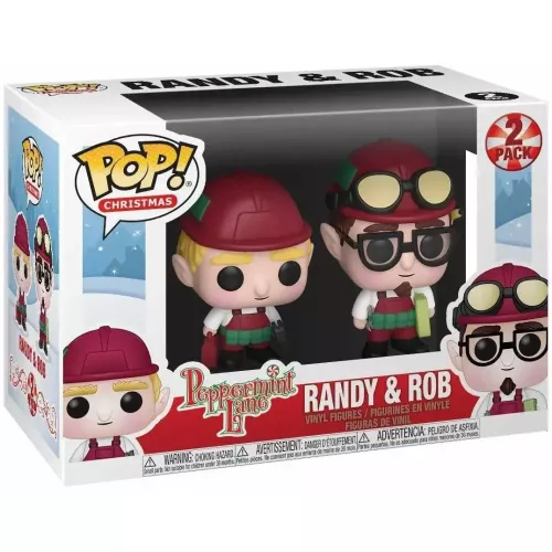 Funko Pop! Rob 2 Pack Peppermint Lane Christmas Vinyl Figure Box