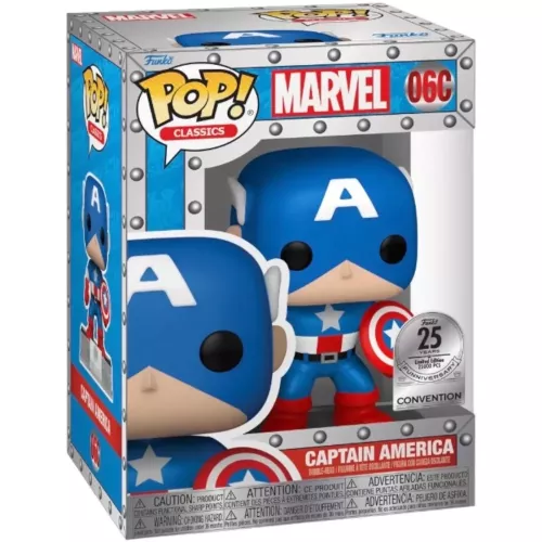 Funko Pop! Captain America 06C Marvel Classics Vinyl Figure Box