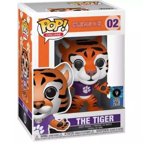 Funko Pop! The Tiger #02 Clemson College Vinyl Figure Box