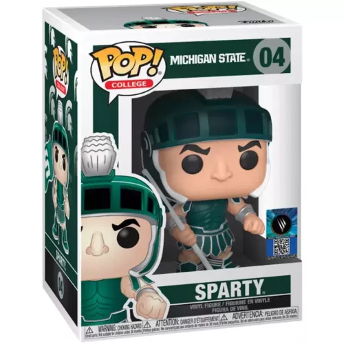 Funko Pop! Sparty #04 Michigan State College Vinyl Figure Box